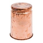 Last stool, polished copper