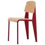 Vitra Standard tuoli, japanese red - tammi