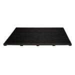Doormat, large, black stained birch