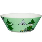 Moomin bowl, Snufkin, green