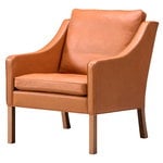 Armchairs & lounge chairs, Mogensen 2207 armchair, cognac - oiled oak, Brown