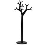 Coat stands, Tree coatrack 194 cm, black, Black