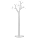 Lattianaulakot, Tree naulakko 194 cm, valkoinen, Valkoinen