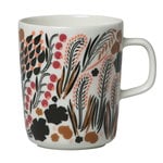 Marimekko Oiva - Letto mug 2,5 dl, white - green - brown