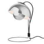 Flowerpot VP4 table lamp, stainless steel Flowerpot VP4 table lamp, stainless steel