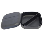 Go Bento lunch box, square, black Go Bento lunch box, square, black