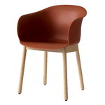 Elefy JH30 chair, copper brown - oak Elefy JH30 chair, copper brown - oak