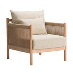 Ariake Braid lounge chair, oak