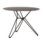 Terassipöydät, Tio pöytä, 60 cm, matala, musta, Musta