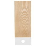Muoto Collection Pala cutting board, medium, white - ash