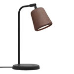 Material table lamp, smoked oak Material table lamp, smoked oak