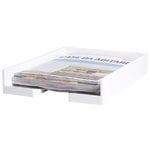 Storage containers, Document tray, white, White