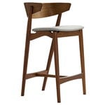 Bar stools & chairs, No 7 bar stool, 65 cm, smoked oak - grey Remix 123, Brown