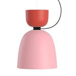 Hem Alphabeta Uno pendant, coral red - pink