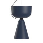 Hem Alphabeta Uno pendant, steel blue