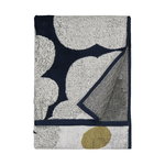 Unikko hand towel, navy - light grey Unikko hand towel, navy - light grey
