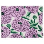 Pieni Primavera coated placemat, off white-violet-green Pieni Primavera coated placemat, off white-violet-green