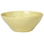 Flow bowl, medium, yellow speckle