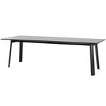 Ruokapöydät, Alle pöytä, 250 x 90 cm, musta, Musta