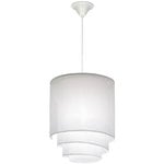 Lampade a sospensione, Lampada Vuolle, 42 cm, Bianco