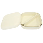 Go Bento box, square, white Go Bento box, square, white