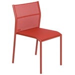 Patio chairs, Cadiz chair, red ochre, Red