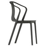 Vitra Belleville armchair, black stained ash - black