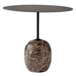 Coffee tables, Lato LN9 coffee table, black - Emperador marble, Black