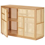 Air sideboard, oak - cane Air sideboard, oak - cane