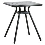 Ray café table 65 cm, square, charcoal black Ray café table 65 cm, square, charcoal black