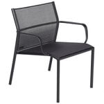 Outdoor lounge chairs, Cadiz low armchair, anthracite, Gray