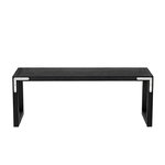 Conekt bench, black stained ash Conekt bench, black stained ash