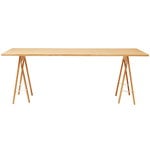 Linear table top, 205 x 88 cm, oak Linear table top, 205 x 88 cm, oak