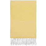 Langø Cotton towel 100 x 170 cm, yellow