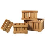 Storage units, X1 apple box, 4 sizes, Natural