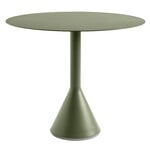 Palissade Cone table, 90 cm, olive
