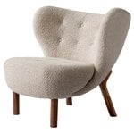 Armchairs & lounge chairs, Little Petra lounge chair, Karakorum 003 - walnut, Brown