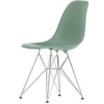 Eames DSR tuoli, moss grey - kromi Eames DSR tuoli, moss grey - kromi