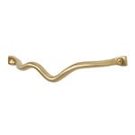 Wall hooks, Curvature handle, brass, Gold