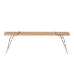 Penkit, Bench penkki, 160 cm, ruostumaton teräs - Douglas-mänty, Luonnonvärinen Penkit, Bench penkki, 160 cm, ruostumaton teräs - Douglas-mänty, Luonnonvärinen