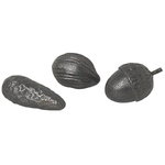 Winterland Forest Treats ornaments, set of 3, black brass Winterland Forest Treats ornaments, set of 3, black brass