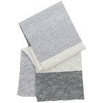Bath towels, Terva giant towel, white - multi - grey, Gray