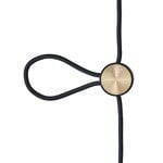Le Klint Cord Adjuster, black - brass