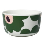 Ciotola Oiva - Unikko 2,5 dl, bianco - verde - pesca Ciotola Oiva - Unikko 2,5 dl, bianco - verde - pesca