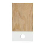 Muoto2 Pala cutting board, small, white - oak