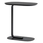 Relate side table, h. 60,5 cm, black