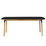 Form table 200 x 95 cm, black-oak Form table 200 x 95 cm, black-oak