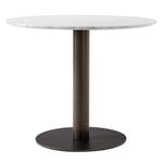 Dining tables, In Between SK18 table, bronze - white marble, White