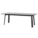 Ruokapöydät, Alle pöytä, 220 x 90 cm, musta, Musta