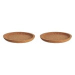 Viva coaster, 109 mm, 2-pack, cork